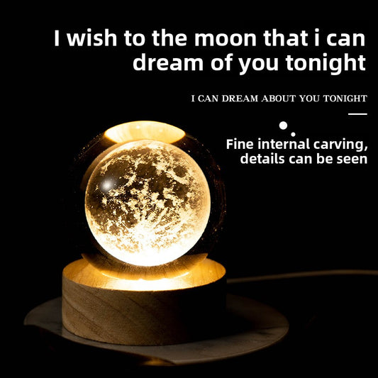 Luminous Crystal Ball Night Light