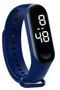 LED touch digital waterproof sports wrist watch