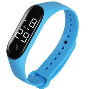 LED touch digital waterproof sports wrist watch